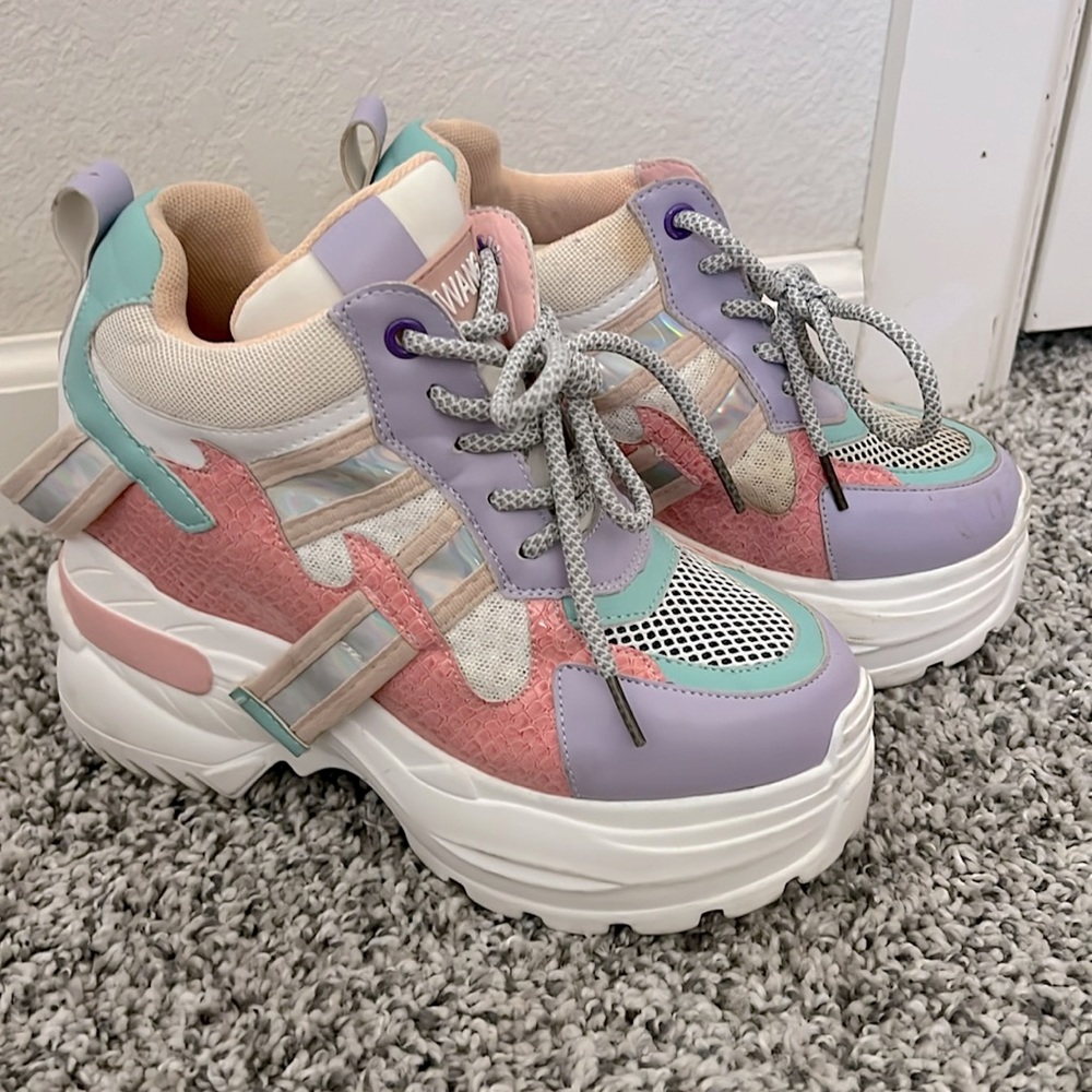 Anthony Wang OVAL-04Platform Sneakers